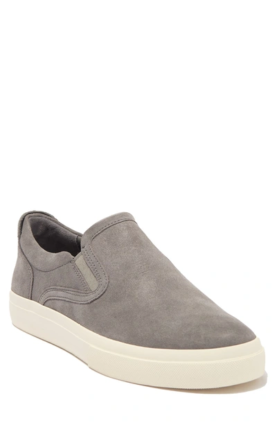 Vince Men's Fairfax Suede Slip-on Shoes In Smoke