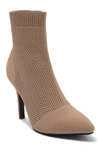 Mia Mckinley Sock Bootie In Dark Sand