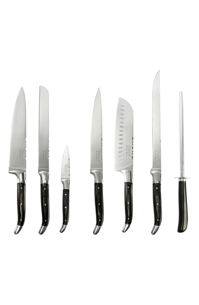 French Home 7-piece Connoisseur Knife Set In Black