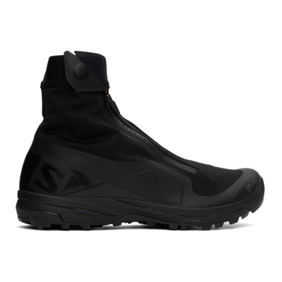 Salomon Black Limited Edition Xa-alpine 2 Ankle Boots In Black/ Black/ Black