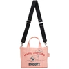MARC JACOBS PINK PEANUTS EDITION MINI 'THE SNOOPY' TOTE