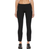 The Row Thilde Stretch-scuba Skinny Pants In Blk Black