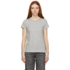 Rag & Bone Crew Neck Shortsleeved T-shirt In Grey