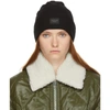 Rag & Bone Addison Ribbed-knit Beanie In Black