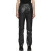 AGOLDE GREY 90S RECYCLED LEATHER TROUSERS