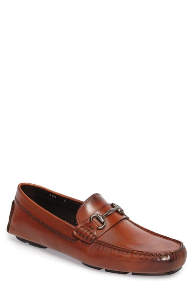 To Boot New York Del Amo Driving Shoe In Cognac