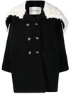 RODEBJER DOUBLE-BREASTED WOOL COAT,17421064