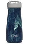 S'well 16-ounce Insulated Traveler Bottle In Azurite Marble