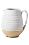 Farmhouse Pottery Farmer's Pitcher, Medium In Brown