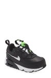 Nike Kids' Air Max 90 Toggle Sneaker In Black/green