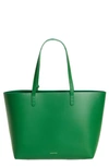 MANSUR GAVRIEL LARGE LEATHER TOTE,HLT001CA