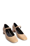 By Far Ginny Mary Jane Pump In Cream