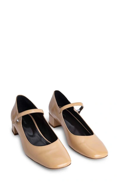 By Far Ginny Mary Jane Pump In Cream