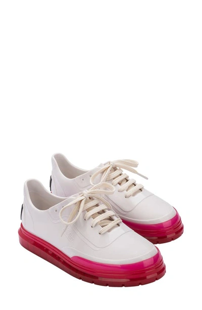 Melissa Classic Bt21 Sneaker In White/ Pink