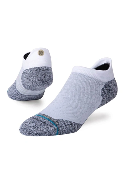 Stance Performance Run Tab Socks In White