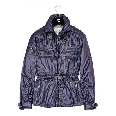 Pre-owned Chanel Coat In Purple