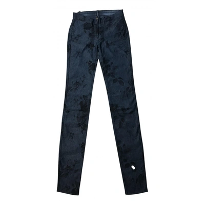 Pre-owned Gas Straight Pants In Blue