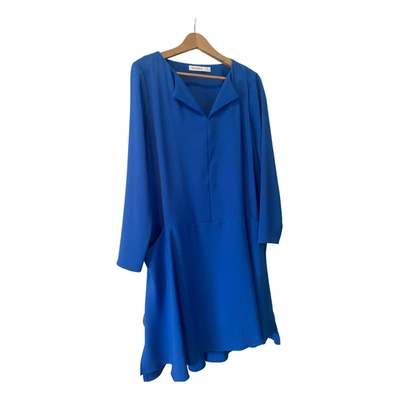 Pre-owned Pedro Del Hierro Mid-length Dress In Blue