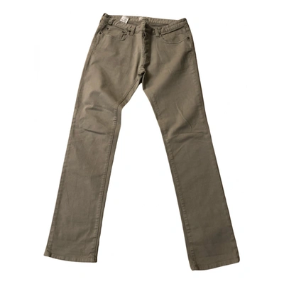 Pre-owned Mauro Grifoni Trousers In Beige