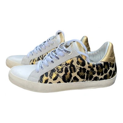 Pre-owned Zadig & Voltaire Leather Trainers In Multicolour