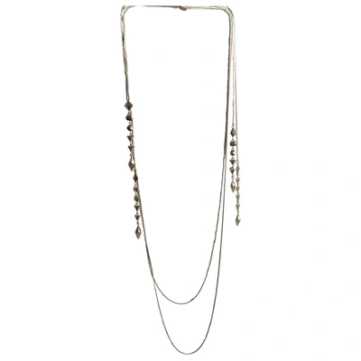 Pre-owned Stella & Dot Necklace In Silver