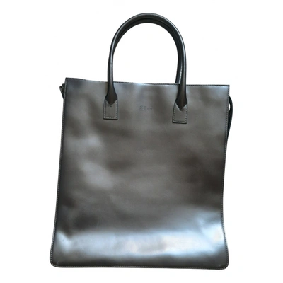 Pre-owned I Blues Patent Leather Handbag In Grey