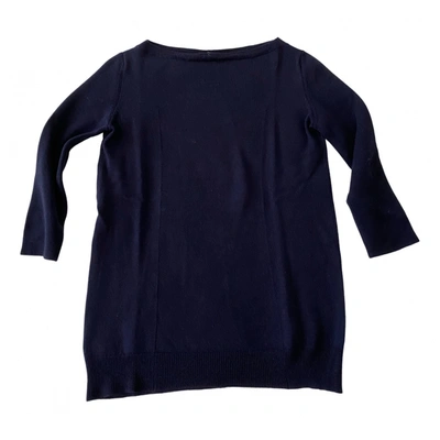 Pre-owned Miu Miu Wool Jumper In Blue