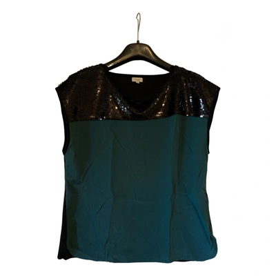 Pre-owned Hoss Intropia Silk Camisole In Green