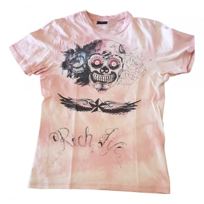 Pre-owned John Richmond T-shirt In Pink