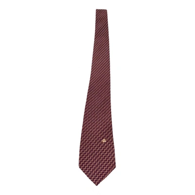 Pre-owned Sartoriale Silk Tie In Red