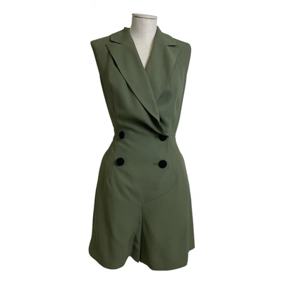 Pre-owned Self-portrait Jumpsuit In Green