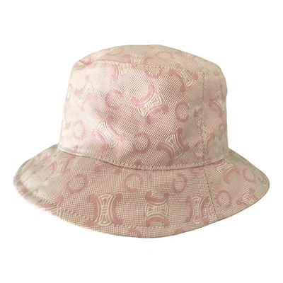 Pre-owned Celine Hat In Pink