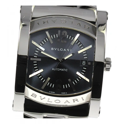Pre-owned Bvlgari Assioma Watch In Black