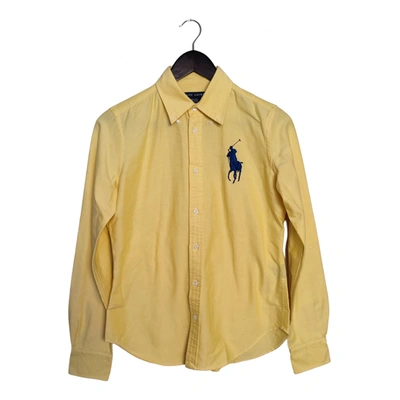 Pre-owned Ralph Lauren Shirt In Yellow