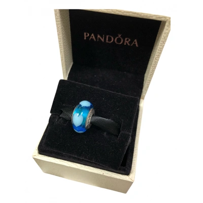 Pre-owned Pandora Pendant In Blue