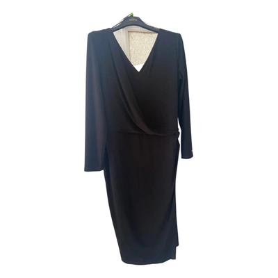Pre-owned Pedro Del Hierro Mid-length Dress In Black