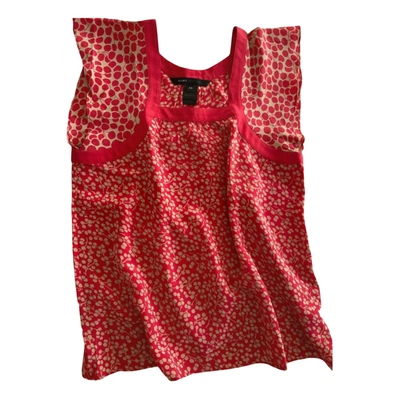 Pre-owned Marc By Marc Jacobs Silk Camisole In Red