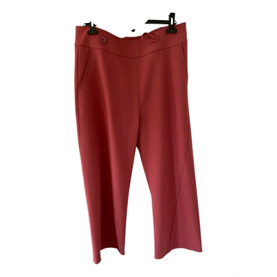 Pre-owned Marni Trousers In Pink