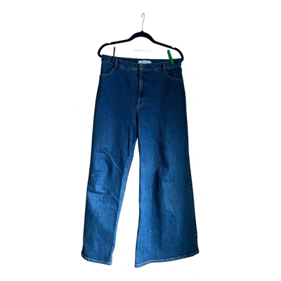 Pre-owned Ksenia Schnaider Jeans In Blue