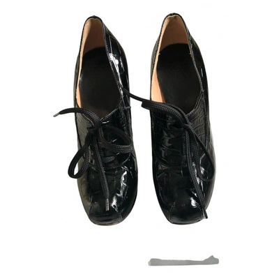 Pre-owned Vivienne Westwood Patent Leather Heels In Black