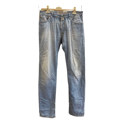 Pre-owned Jacob Cohen Straight Jeans In Blue
