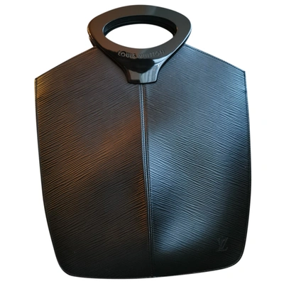Pre-owned Louis Vuitton Luna Leather Handbag In Black