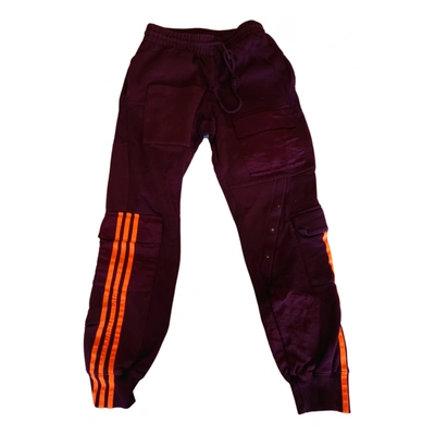 Pre-owned Ivy Park Trousers In Red