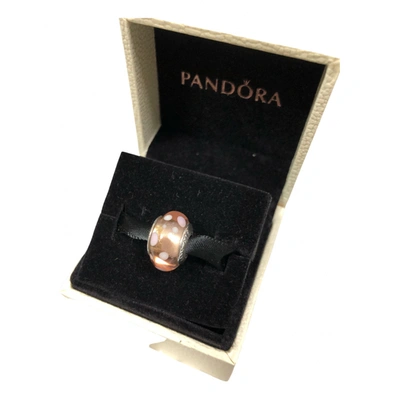 Pre-owned Pandora Pendant In Pink