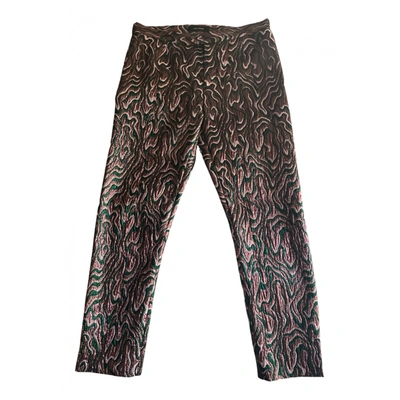 Pre-owned Isabel Marant Straight Pants In Multicolour