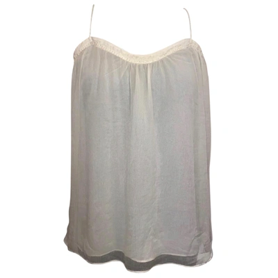 Pre-owned Forever New Silk Camisole In White