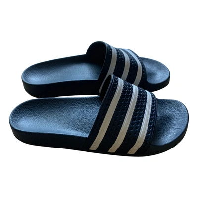 Pre-owned Adidas Originals Sandals In Blue