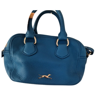 Pre-owned Bimba Y Lola Leather Handbag In Blue