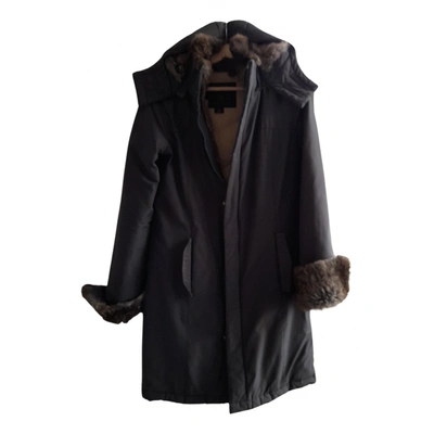 Pre-owned Woolrich Coat In Anthracite