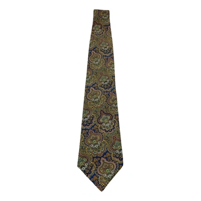 Pre-owned Enrico Coveri Silk Tie In Multicolour